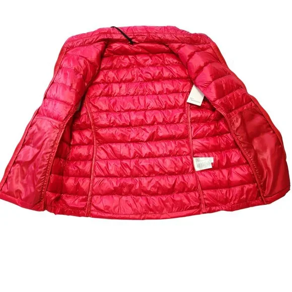NWT 89th & Madison Red Lightweight Packable Down Vest Size M - Picture 10 of 15